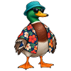 Hawaiianische Ferienente