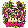 Bass Bloom Neon-Blüten Boombox