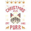 Ugly Christmas Katze
