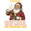 Glühwein? Chefsache. Ich schenke aus.