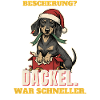 Bescherung? Dackel. War schneller.