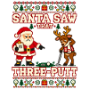 Weihnachten Golf Golfer Putten Geschenkidee