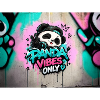 Panda Vibes Only Graffiti