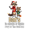 Dad's in charge of lights