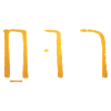 Ruach Rückenprint gold