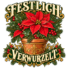 Festlich Verwurzelte Weihnachtsblume
