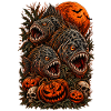 halloween-piranha-horror-monster-tshirt-pumpkin