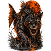 panther-piranha-hybrid-halloween-horror-bigcrea