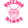 Bulldog Mama Pink-Grafik