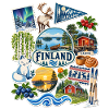 Finnland Reisesticker