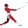 Baseball Geschenk Schlagmann USA Baseballspieler