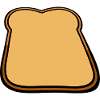 Toastbrot Cartoon Illustration