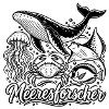 Meeresforscher Meerestiere  Kopieren