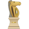 Goldener Pferdepokal