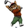 Golf Katzen