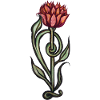Karmesinrote Flammenblüte