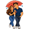 Umbrella Love Duo Rain