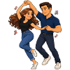 Swinging-Dance-Paar-Illustration