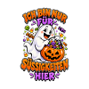 Geist mit Kürbisbeutel Halloween