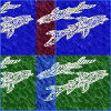 Sharks Pop Art Plaid