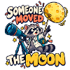 Jemand hat den Mond bewegt
