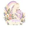 Boho-Gänseblümchen-Geschenk für Mama Süße Mama-Bär