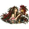 Weihnachts-Rusalka-Slawisches Wassergeist-Design