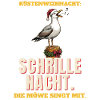 Schrille Nacht mit Möwe