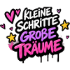 Kleine Schritte Große Träume Neon