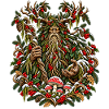 Weihnachtsleshy-Slawischer Waldgeist-Design