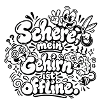 Schere, mein Gehirn ist offline