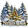 Festlich genug im Winterwald