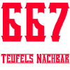 667 Teufels Nachbar - lustiger Spruch
