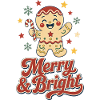 Merry & Bright Retro Gingerbread