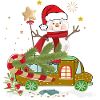 Schneemann  Weihnachtsmann