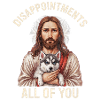 Disappointments Jesus mit Husky