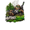 Auftragschiller – Faultier mit Cannabis-Humor
