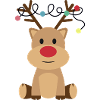 Süßer Weihnachtselch