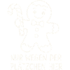 Weihnachts-Gingerbread mit Zuckerstange