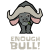 Zynischer Büffel – Genug Bull