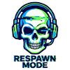 Respawn-Modus – Gamer Skull Badge