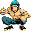 Fitness Affen