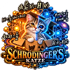 Schrödingers Katze Kunstdesign
