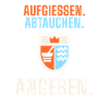 Aufgießen. Abtauchen. Angeben. – Sauna-Wappen