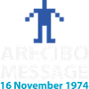 Arecibo-Nachrichtenpixel-Glyphe