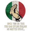 Italienisches Gebets-Meme-Tee