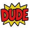 Dude Retro Comic