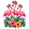 Niedlicher Flamingo Süße Flamingos