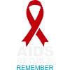 Rotes AIDS-Gedächtnisband