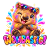 Wombastic Wombat Regenbogen